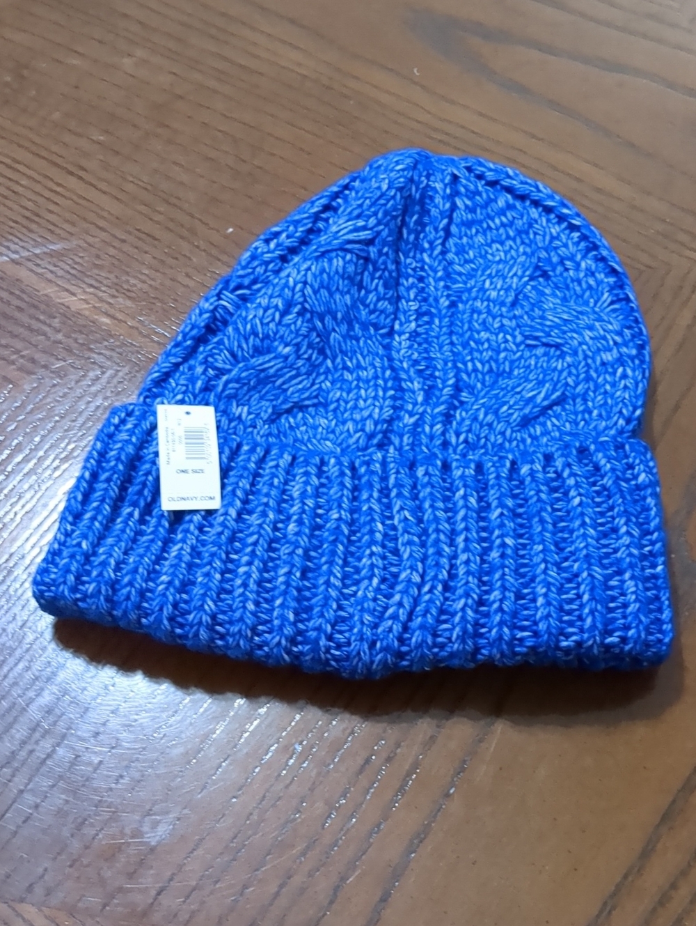Old Navy Royal Blue Knit Cuffed Beanie